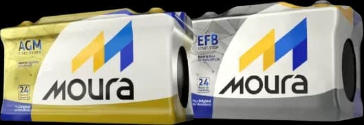 Baterias Moura AGM e EFB com entrega e instalação em 30 minutos em Campos dos Goytacazes